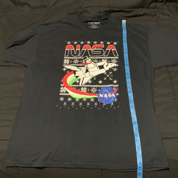 FIFTHSUN- NASA SNOWMAN ⛄️ T-SHIRT. NEW NEVER BEEN WORN. (XXL) - Picture 3 of 9